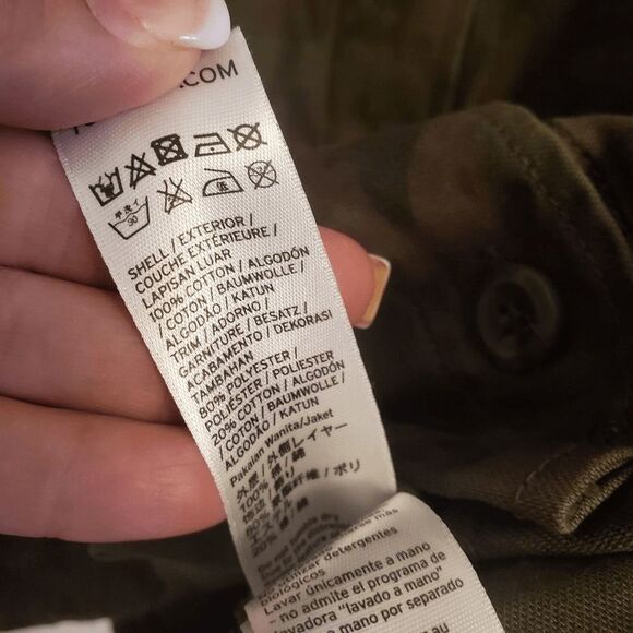 TOPSHOP Woman’s Camo Utility Jacket Size 4 Camouflage - Picture 8 of 8